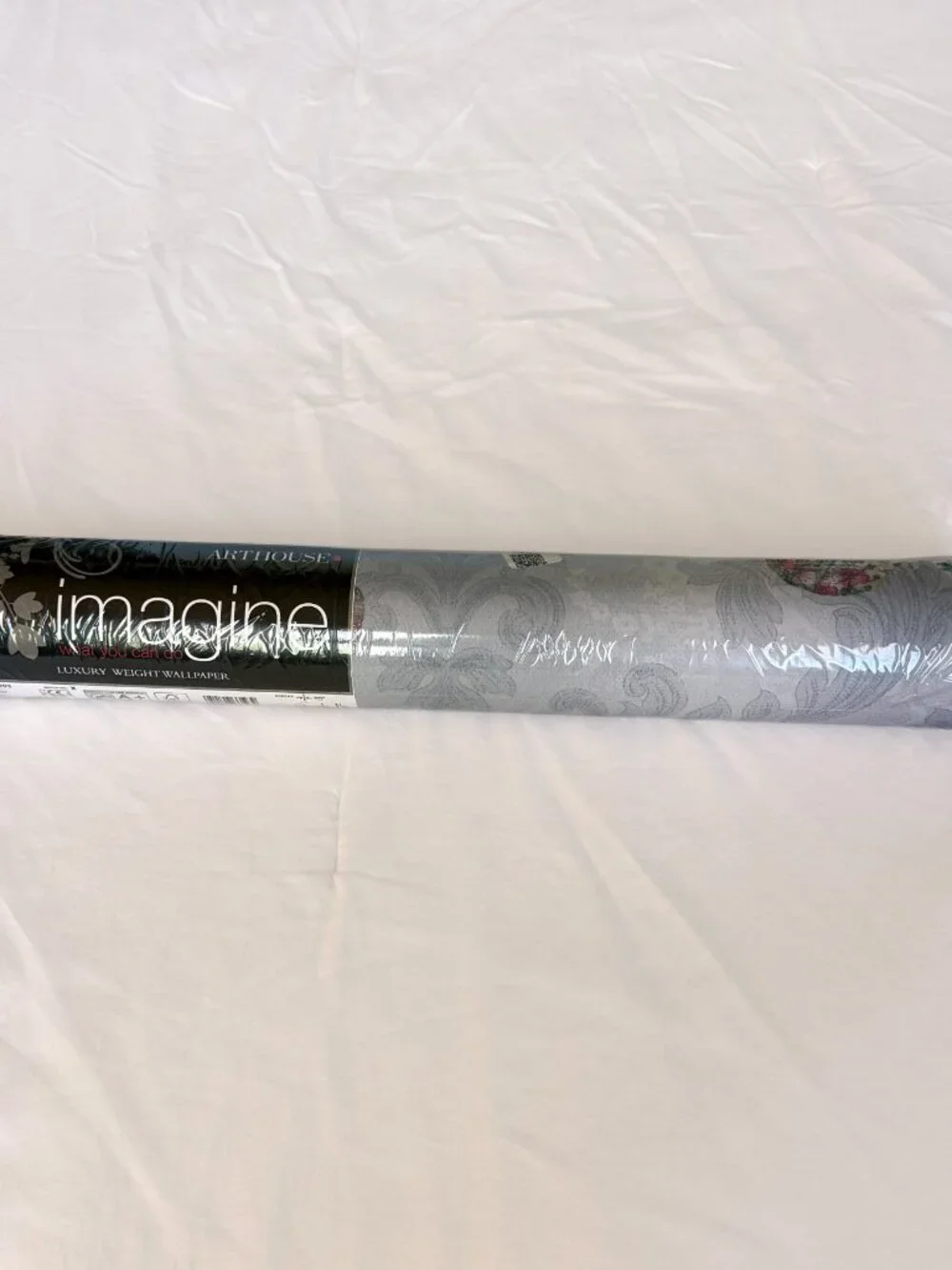 Arthouse Imagine Midsummer Wallpaper Dove Multi Butterfly Glitter 661203